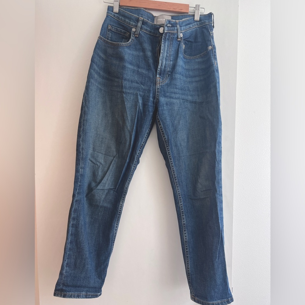 Everlane High Waist Straight jean size 28 ankle